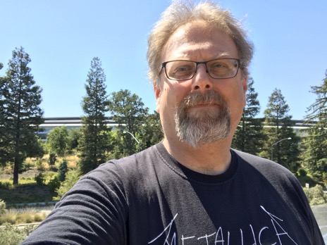 Selfie in taken at Apple Visitor Center